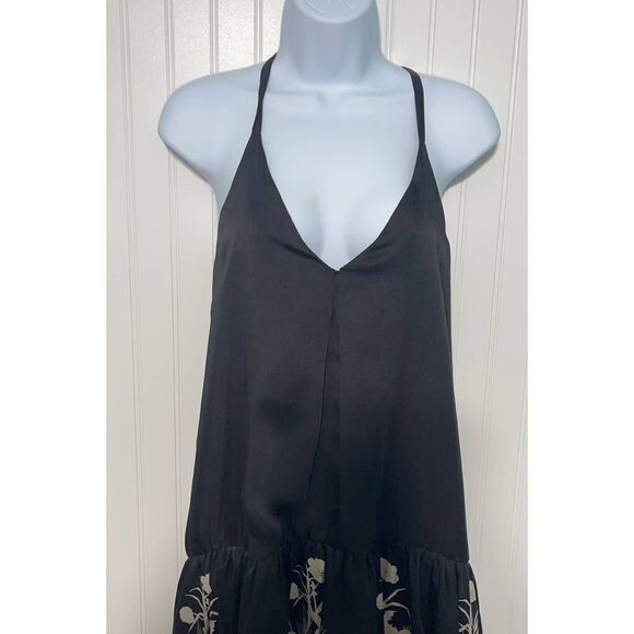 Bird
by Juicy Couture Hazel T-Back Dress Floral Printed Sleeveless Black Bone XS - Picture 13 of 16
